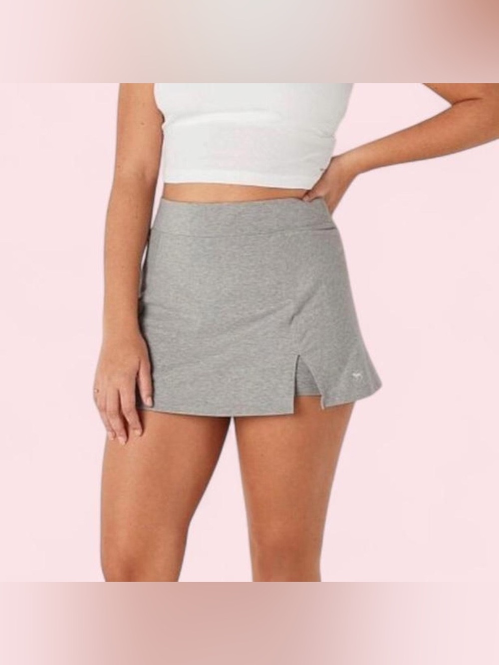 Victoria's Secret PINK Gray Activewear Skort W/ Pockets Medium